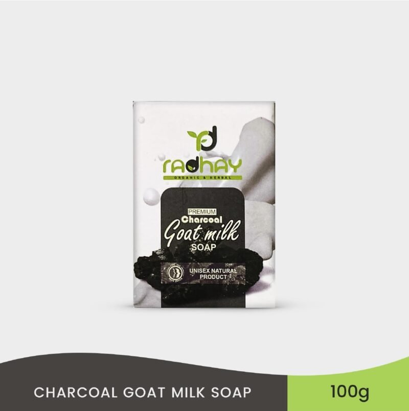 Charcoal Goat Milk Soap (100g)