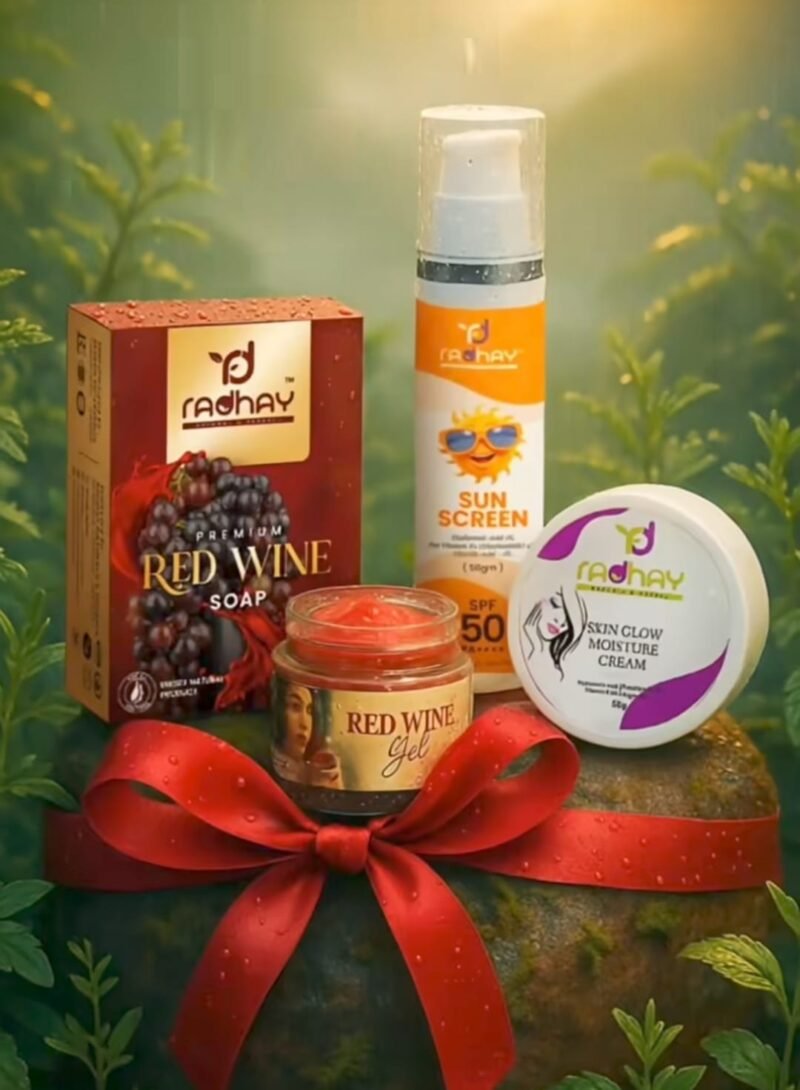 Red Wine Skin Care Gift Set